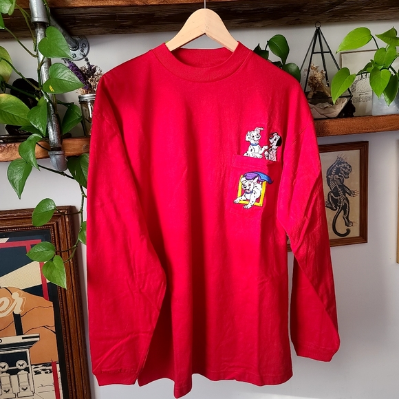 Vintage 101 Dalmations Disney Long Sleeve - Picture 2 of 5